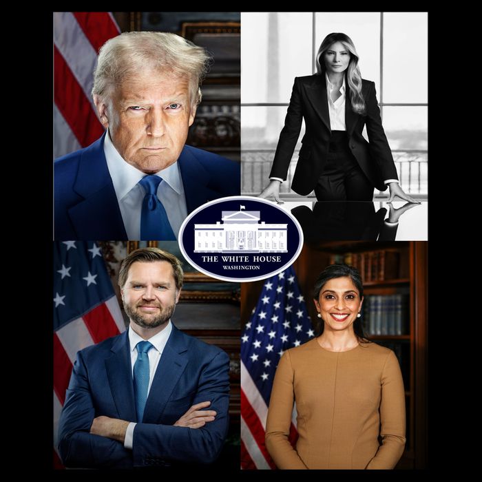 President Donald Trump White House Administration Portraits 2025 Mug