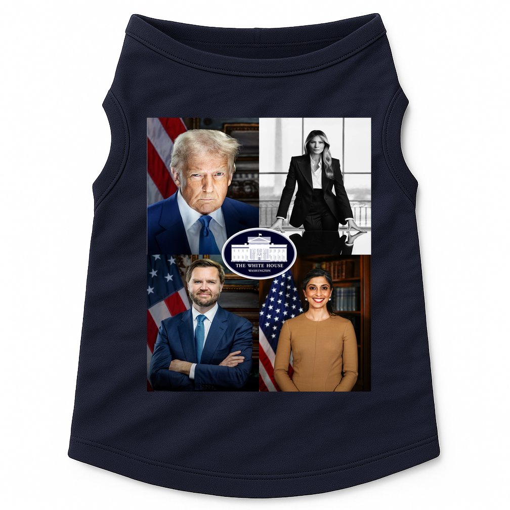 President Donald Trump White House Administration Portraits 2025 Doggie Tank