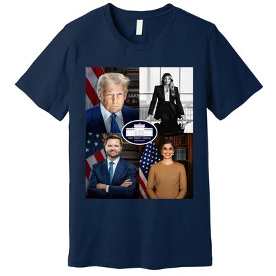 President Donald Trump White House Administration Portraits 2025 Premium T-Shirt