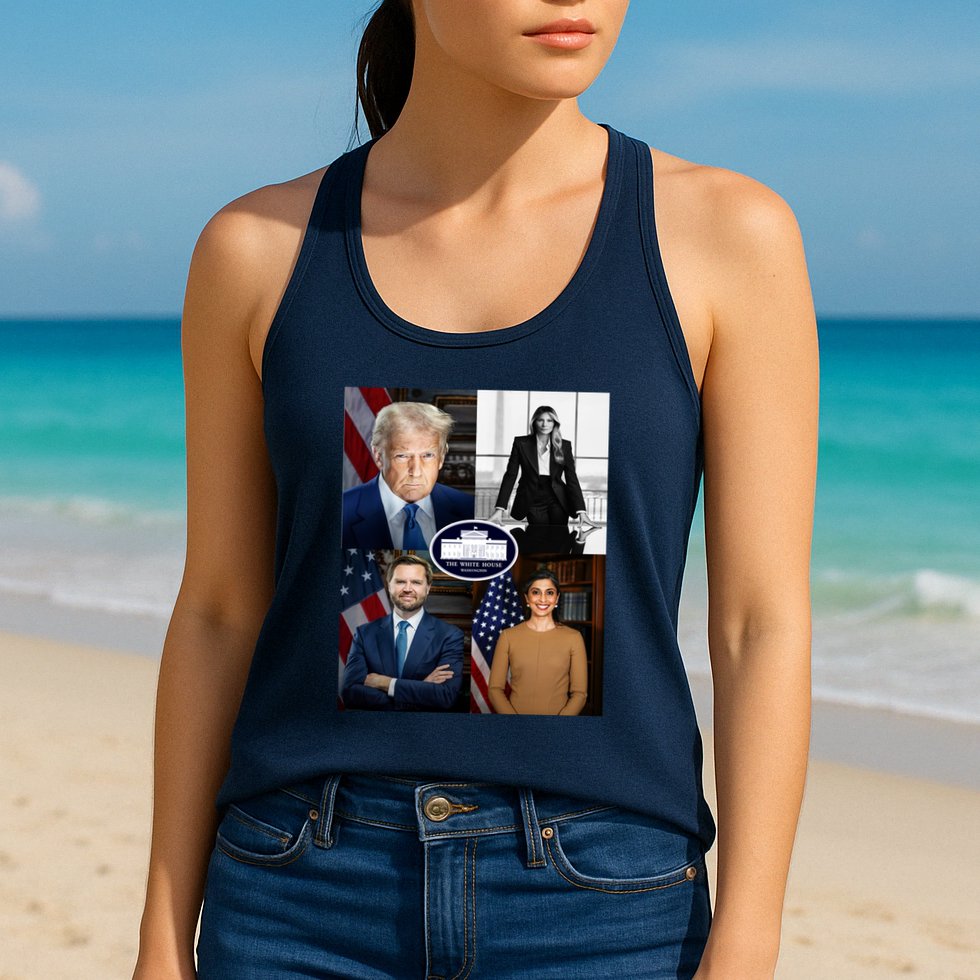 President Donald Trump White House Administration Portraits 2025 Womens Tank Top