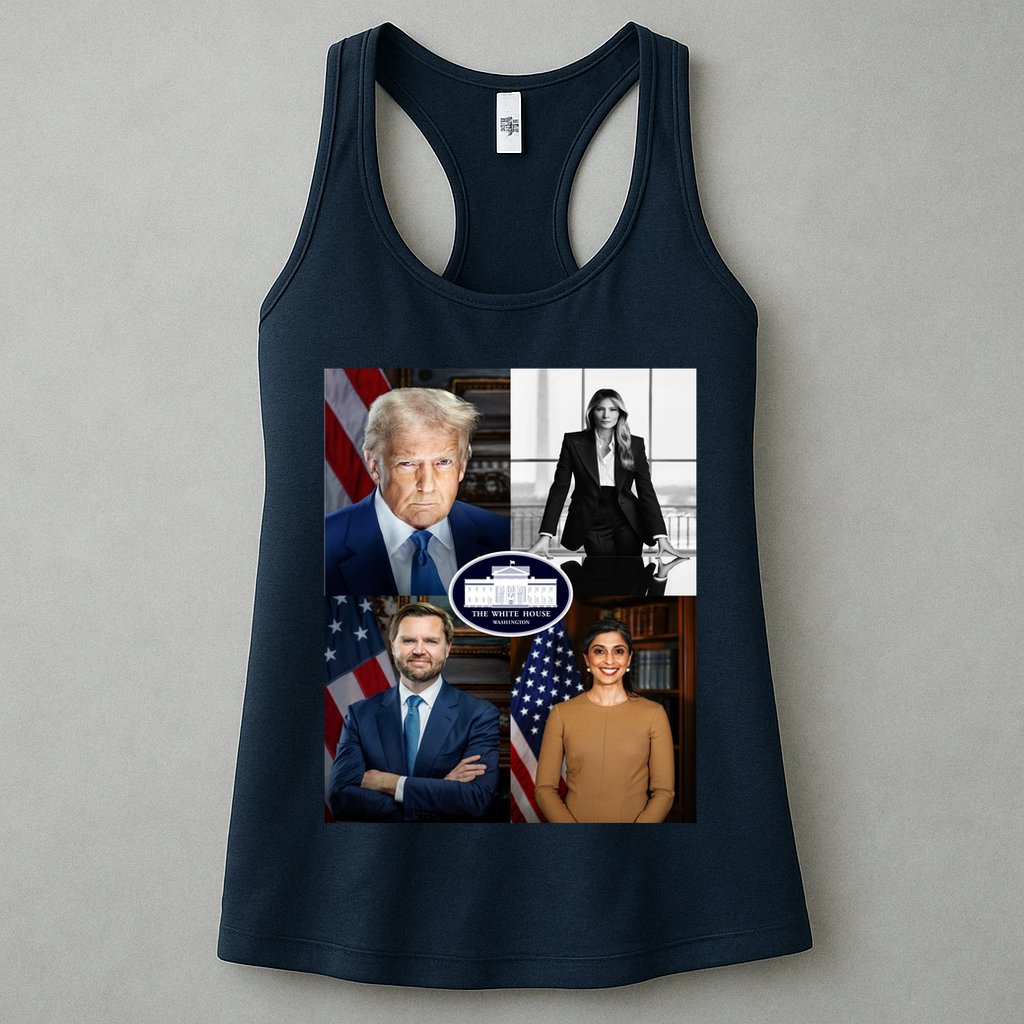 President Donald Trump White House Administration Portraits 2025 Womens Tank Top