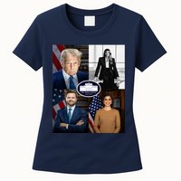 President Donald Trump White House Administration Portraits 2025 Womens T-Shirt