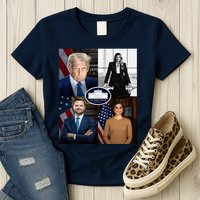 President Donald Trump White House Administration Portraits 2025 Womens T-Shirt