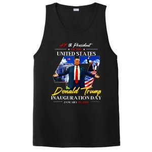 President Donald Trump Inauguration Day 2025 47th Usa Flag PosiCharge Competitor Tank