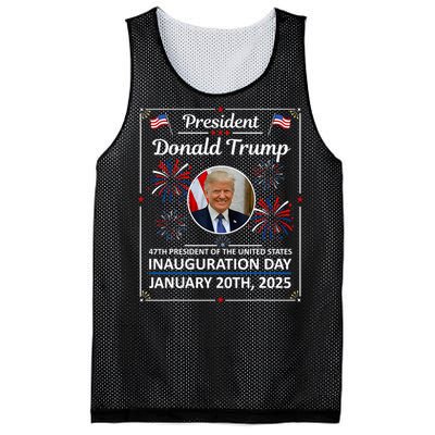 President Donald Trump Inauguration Day 2025 Memorabilia Mesh Reversible Basketball Jersey Tank