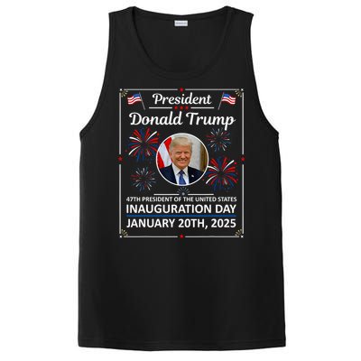 President Donald Trump Inauguration Day 2025 Memorabilia PosiCharge Competitor Tank