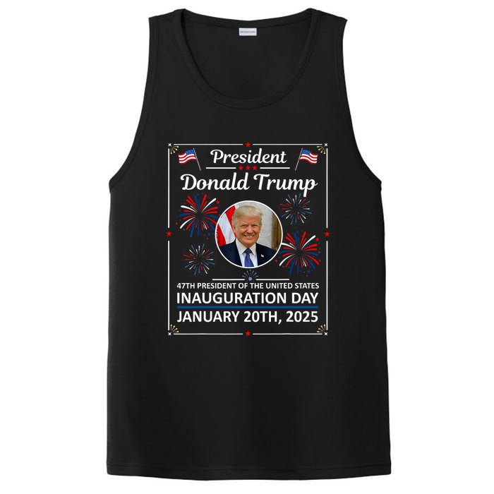 President Donald Trump Inauguration Day 2025 Memorabilia PosiCharge Competitor Tank