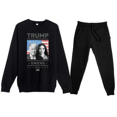 President Donald Trump And Vice President Candace Owens 2024 Premium Crewneck Sweatsuit Set