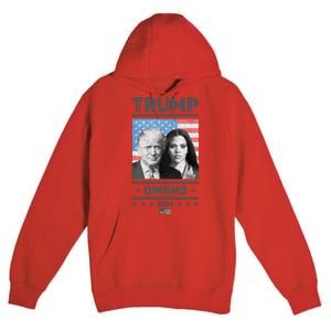 President Donald Trump And Vice President Candace Owens 2024 Premium Pullover Hoodie