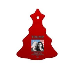 President Donald Trump And Vice President Candace Owens 2024 Ceramic Tree Ornament