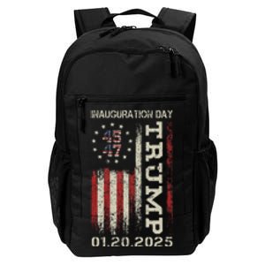 President Donald Trump Inauguration Day 2025 Usa Flag Gift Daily Commute Backpack