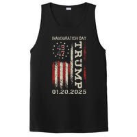 President Donald Trump Inauguration Day 2025 Usa Flag Gift PosiCharge Competitor Tank