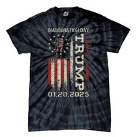 President Donald Trump Inauguration Day 2025 Usa Flag Gift Tie-Dye T-Shirt