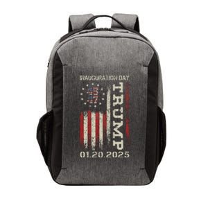 President Donald Trump Inauguration Day 2025 Usa Flag Gift Vector Backpack