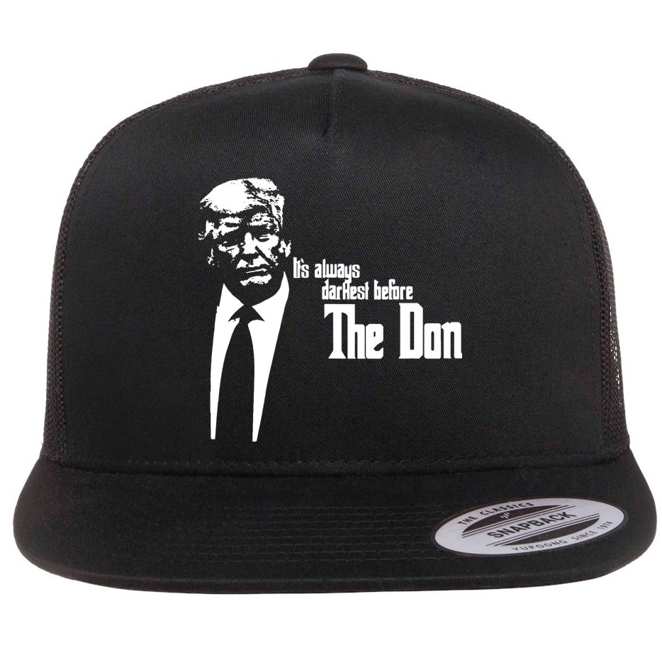 President Donald Trump The Don Funny Political 2024 Flat Bill Trucker Hat