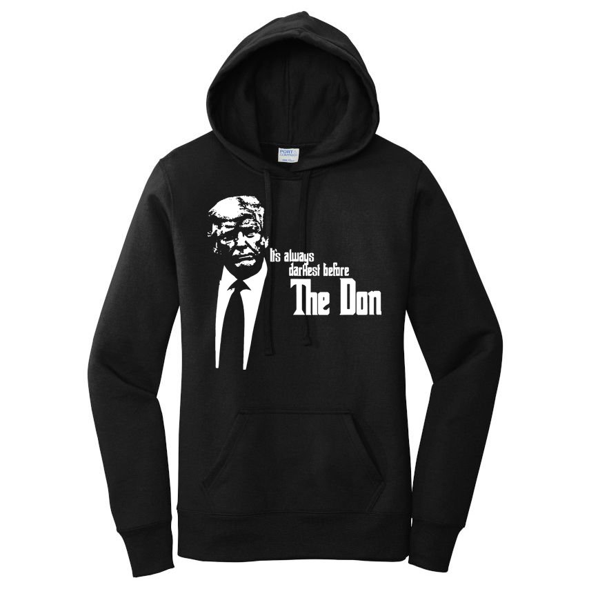 President Donald Trump The Don Funny Political 2024 Women's Pullover Hoodie