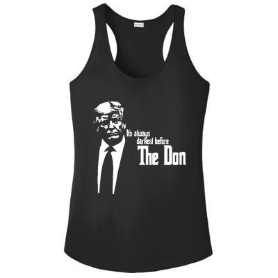 President Donald Trump The Don Funny Political 2024 Ladies PosiCharge Competitor Racerback Tank