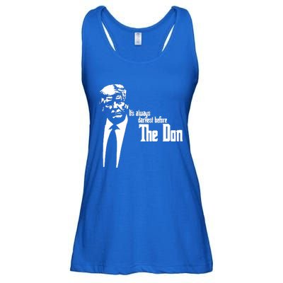 President Donald Trump The Don Funny Political 2024 Ladies Essential Flowy Tank