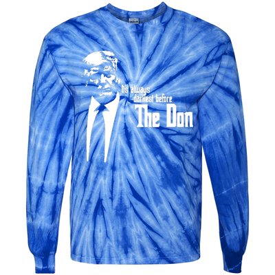 President Donald Trump The Don Funny Political 2024 Tie-Dye Long Sleeve Shirt