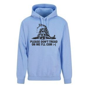 Please Don't Tread On Me I'll Cum Unisex Surf Hoodie