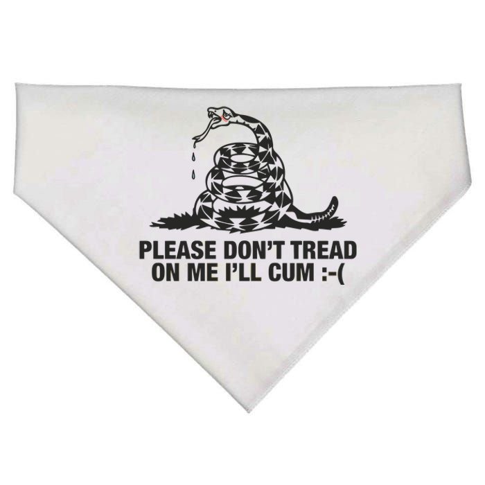 Please Don't Tread On Me I'll Cum USA-Made Doggie Bandana