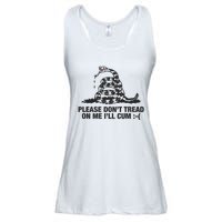 Please Don't Tread On Me I'll Cum Ladies Essential Flowy Tank