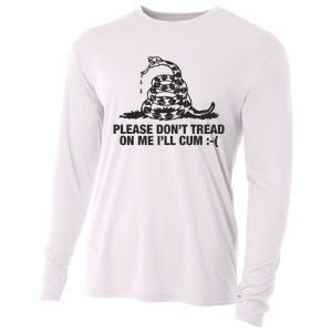 Please Don't Tread On Me I'll Cum Cooling Performance Long Sleeve Crew