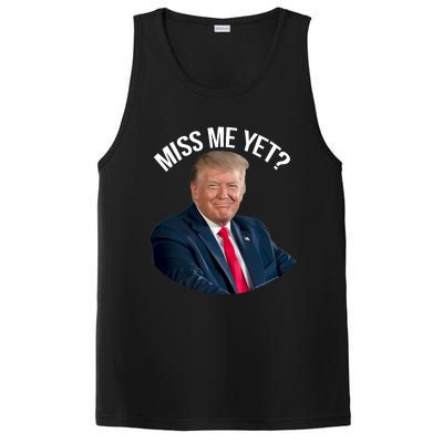 President Donald Trump Miss Me Yet Funny Political 2024 PosiCharge Competitor Tank