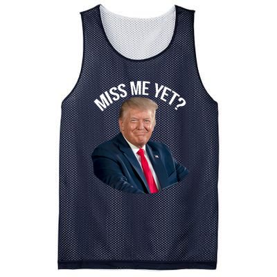 President Donald Trump Miss Me Yet Funny Political 2024 Mesh Reversible Basketball Jersey Tank