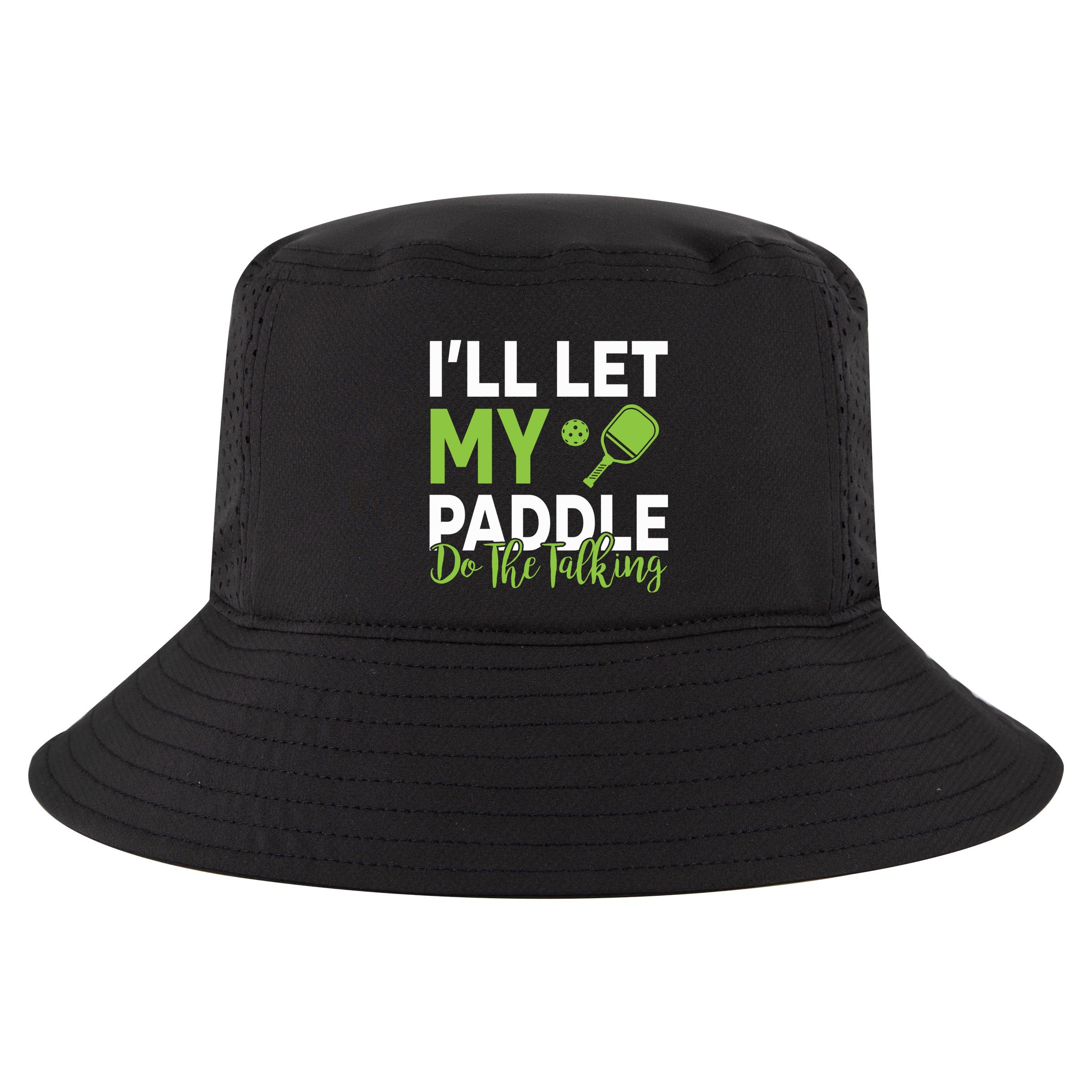 Pickleball Do The Talking TL Cool Comfort Performance Bucket Hat