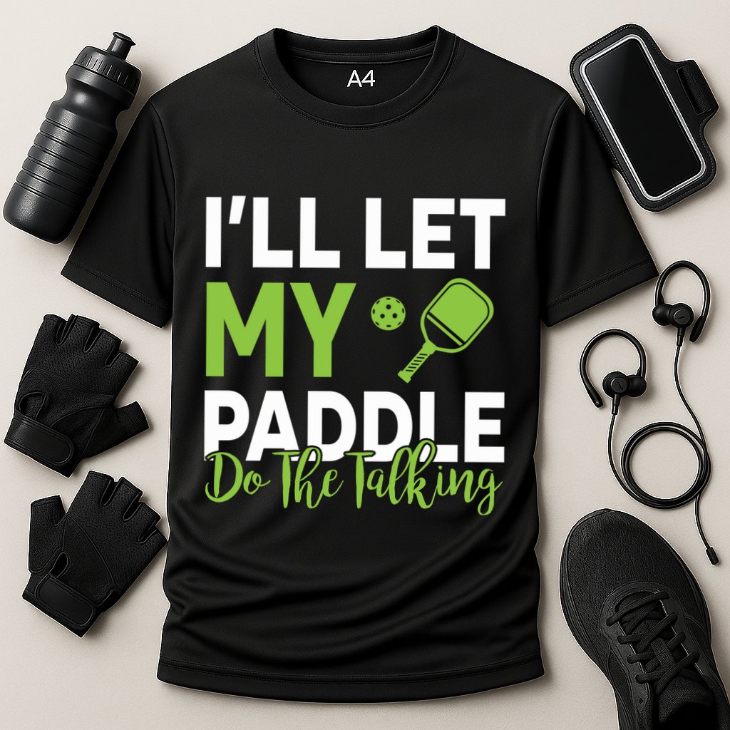 Pickleball Do The Talking TL Performance Shirt