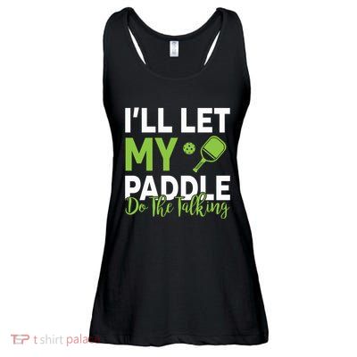 Pickleball Do The Talking TL Ladies Essential Flowy Tank