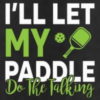 Pickleball Do The Talking TL 12oz Stainless Steel Coffee Mug