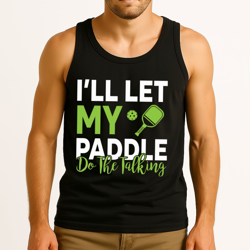 Pickleball Do The Talking TL Tank Top