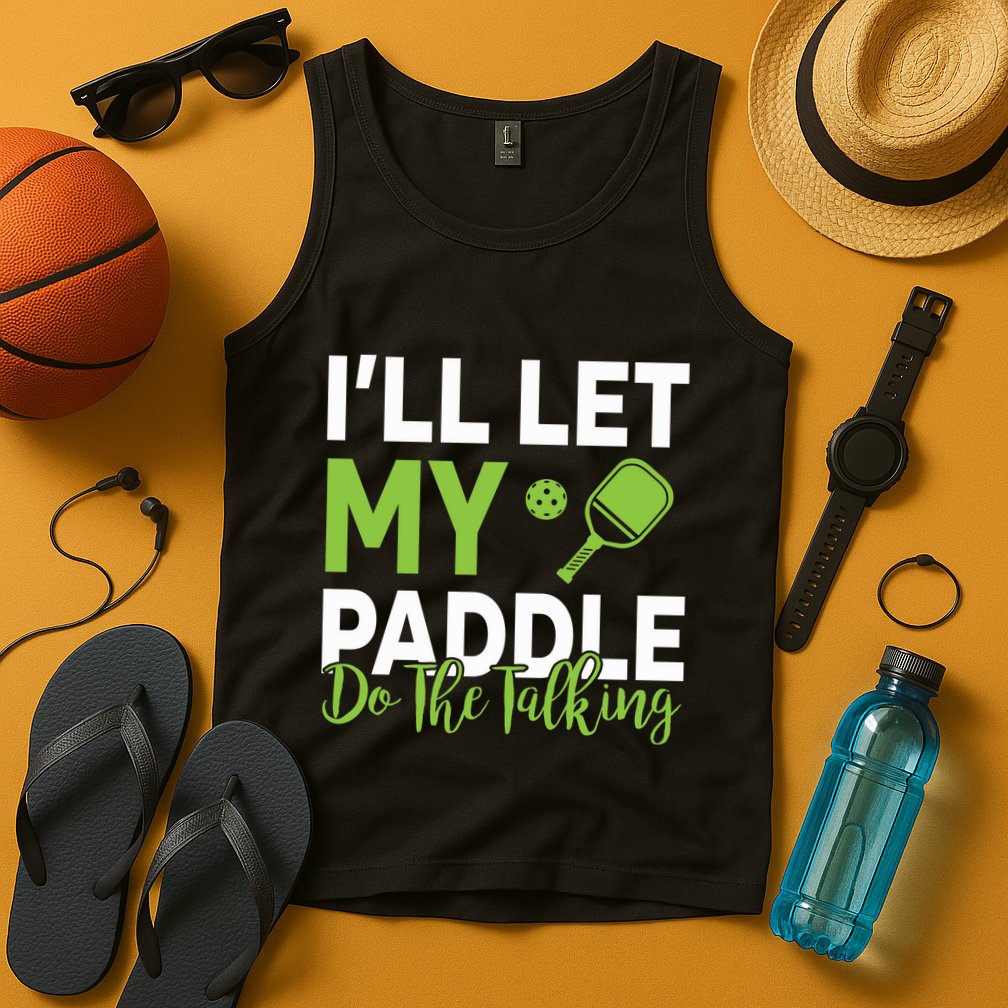 Pickleball Do The Talking TL Tank Top