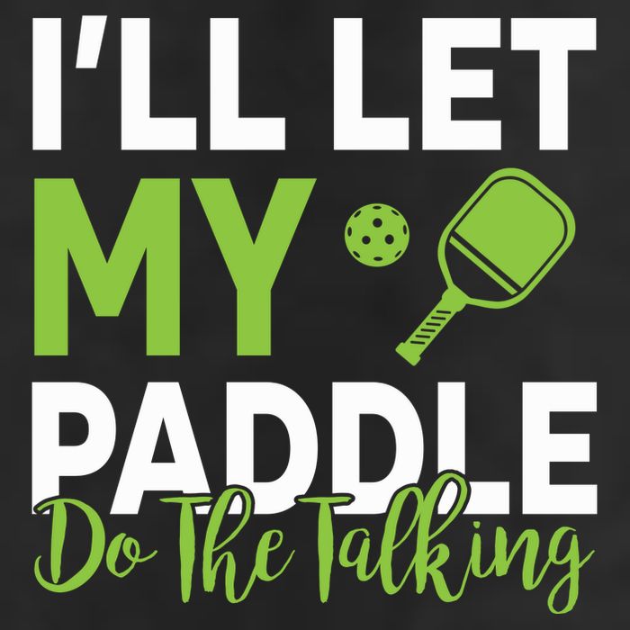 Pickleball Do The Talking TL Golf Towel
