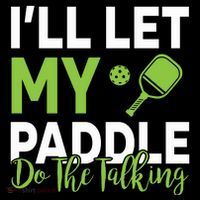 Pickleball Do The Talking TL Short Acrylic Beanie