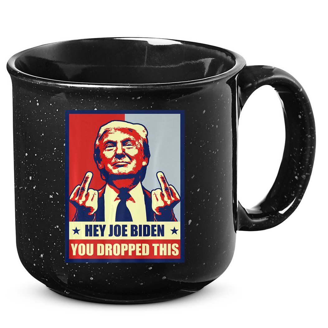 Pro Donald Trump 2024 Republican Conservative Anti Joe Biden 15oz Campfire Ceramic Mug