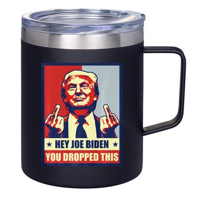 Pro Donald Trump 2024 Republican Conservative Anti Joe Biden 12oz Stainless Steel Coffee Mug