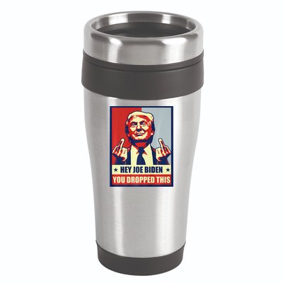 Pro Donald Trump 2024 Republican Conservative Anti Joe Biden 16oz Travel Tumbler