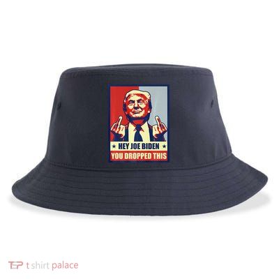 Pro Donald Trump 2024 Republican Conservative Anti Joe Biden Sustainable Bucket Hat
