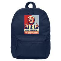 Pro Donald Trump 2024 Republican Conservative Anti Joe Biden 16 in Basic Backpack