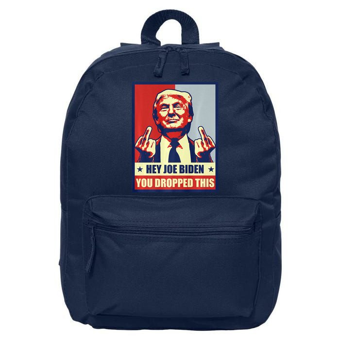 Pro Donald Trump 2024 Republican Conservative Anti Joe Biden 16 in Basic Backpack