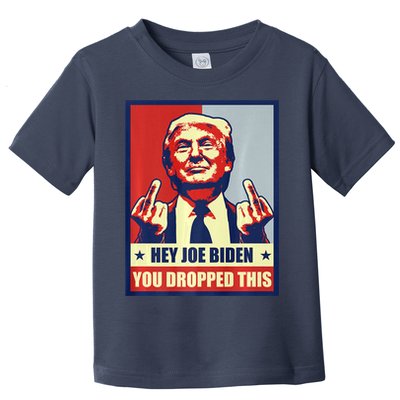 Pro Donald Trump 2024 Republican Conservative Anti Joe Biden Toddler T-Shirt