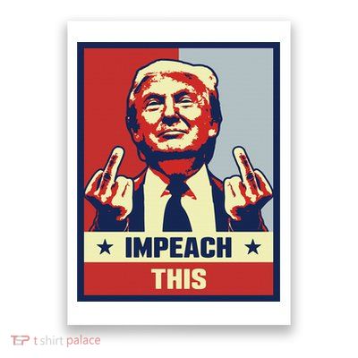 Pro Donald Trump Gifts Republican Conservative Impeach This Poster