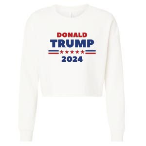 Donald Trump 2024 Cropped Pullover Crew