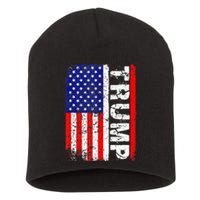 PRESIDENT Donald Trump 2020 Vintage USA Flag Short Acrylic Beanie