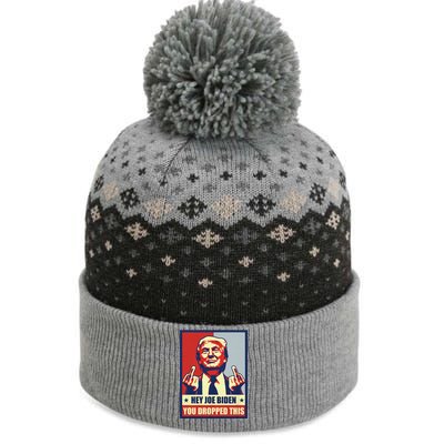 Pro Donald Trump 2024 Republican Conservative Anti Joe Biden The Baniff Cuffed Pom Beanie