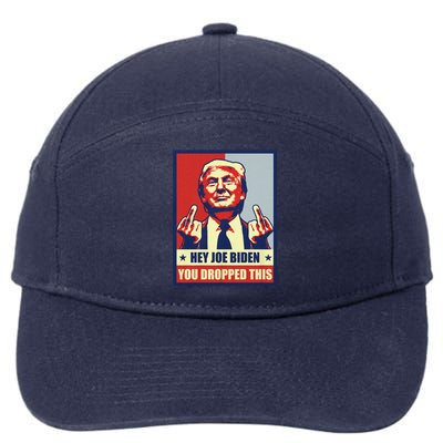 Pro Donald Trump 2024 Republican Conservative Anti Joe Biden 7-Panel Snapback Hat