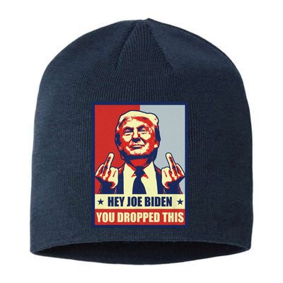 Pro Donald Trump 2024 Republican Conservative Anti Joe Biden Sustainable Beanie